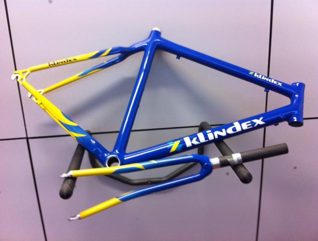 BIKE COLOR - telaio personalizzato con verniciatura che riprende i colori della squadra